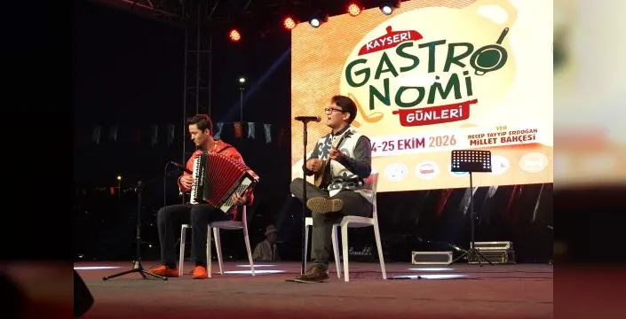Kayseri'de gastronomi günlerinde Türk dünyası ezgileri