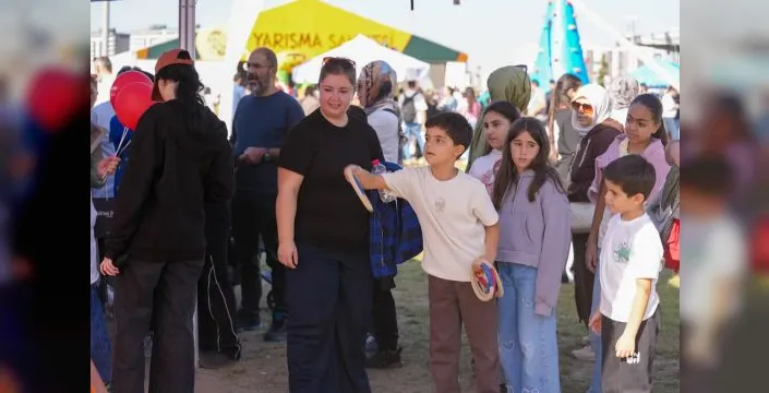 Kayseri festivalinde 9 ahşap ve 4 şişme oyun alanı kuruldu