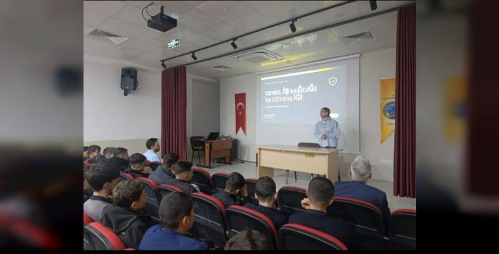 Keban'da öğrencilere iş sağlığı eğitimi