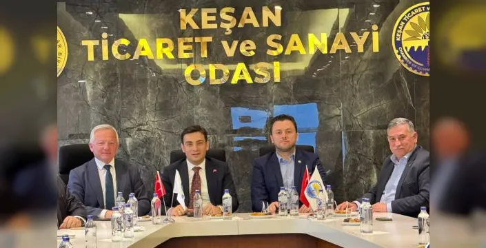 Keşan TSO yeni yönetimine ziyaretler devam ediyor