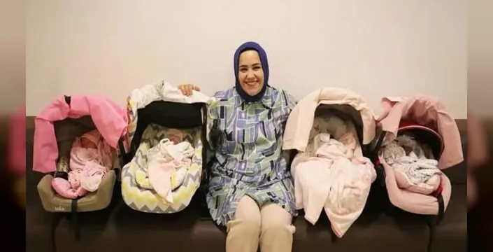 Kınık'ta dördüz bebek beklenmedik bir sürpriz oldu