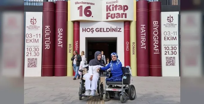 Kocaeli Kitap Fuarı'na engelsiz ulaşım imkanı sağlandı