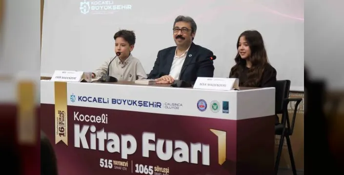 Kocaeli kitap fuarında genç yazarlar dikkat çekti