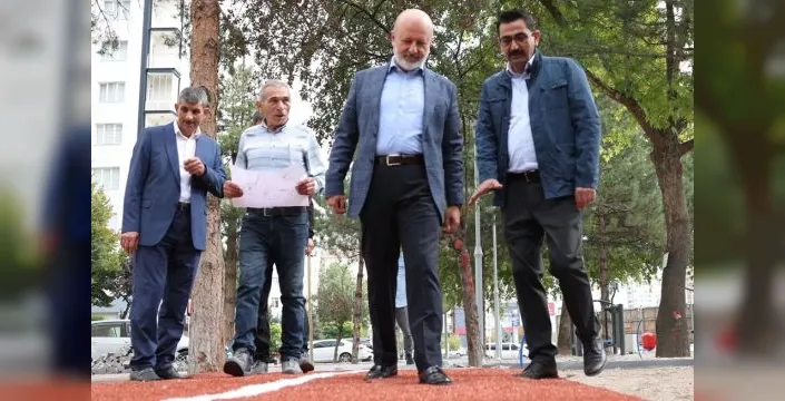 Kocasinan'da Dudayev Parkı yenileniyor