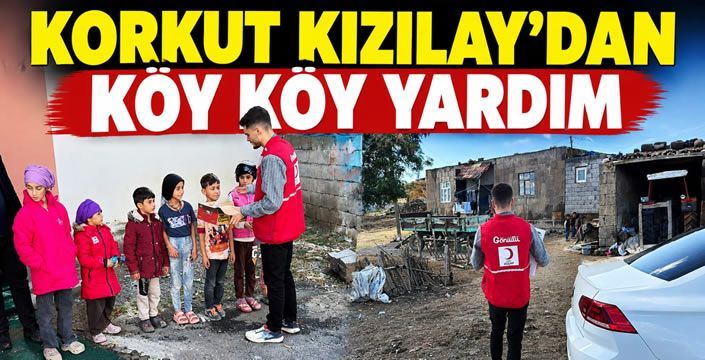Korkut Kızılay’dan Köy Köy Yardım