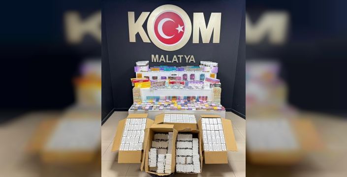 Malatya'da düzenlenen kaçakçılık operasyonunda bir kişi yakalandı