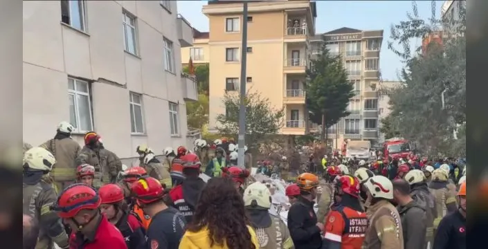 Maltepe'de çöken binada 5 can kaybı