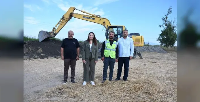 Manisa'da taşkın riskini azaltmak için set inşa ediliyor