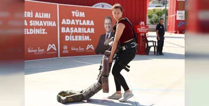 Mersin'de itfaiye eri alımı için sınavlar yapıldı