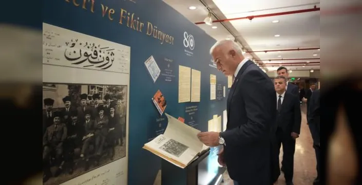 Milli Kütüphane'de Ziya Gökalp anısına sergi açıldı