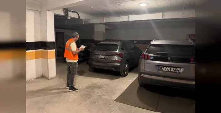 Muratpaşa'da sığınaklar afetlere karşı denetleniyor