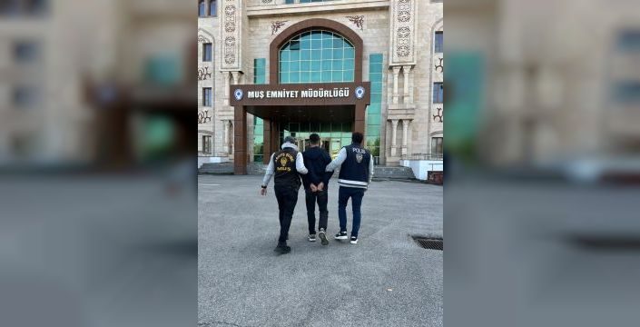 Muş'ta 27 yıl hapis cezası olan firari hükümlü yakalandı