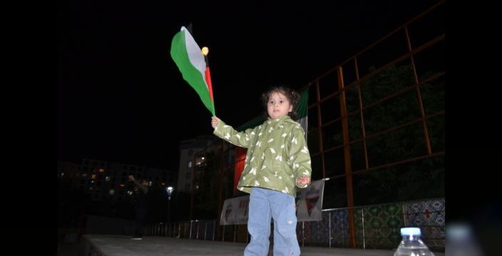 Muş'ta Gazze'ye destek yürüyüşü düzenlendi