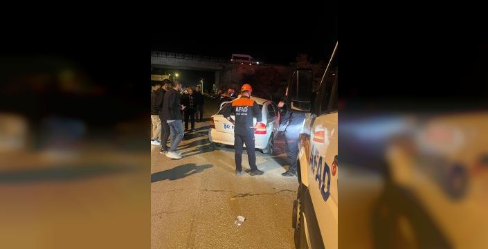 Muş'ta tır ve otomobilin çarpışması sonucu iki kişi yaralandı