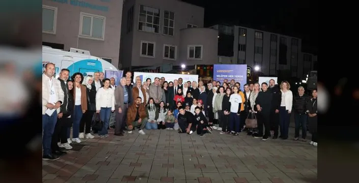 Nilüfer belediye başkanı halkla buluştu