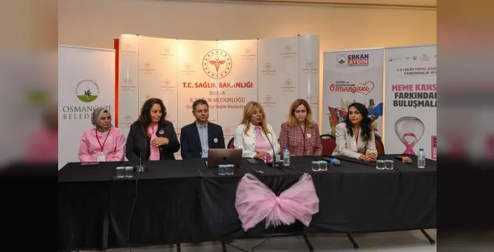 Osmangazi'de meme kanseri konusunda bilinç artırıldı