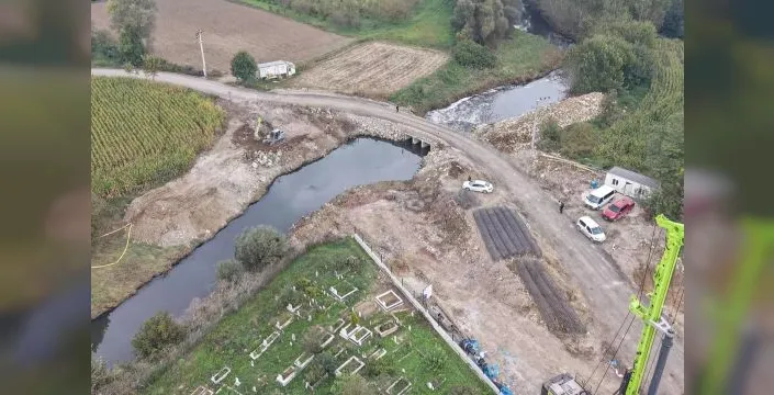 Sakarya'da Beşdeğirmen Köprüsü'nün inşaatına başlandı