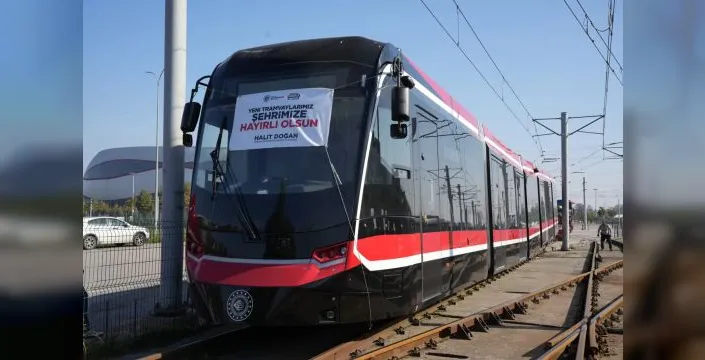 Samsun’un raylı sistem filosuna 4. tramvay eklendi