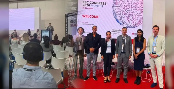 SDÜ'lü akademisyen, ESC 2026 Kongresi'nde Türkiye'yi tanıttı