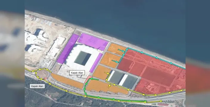 Stadyum çevresi trafik düzenlemesi tahliye süresini kısalttı
