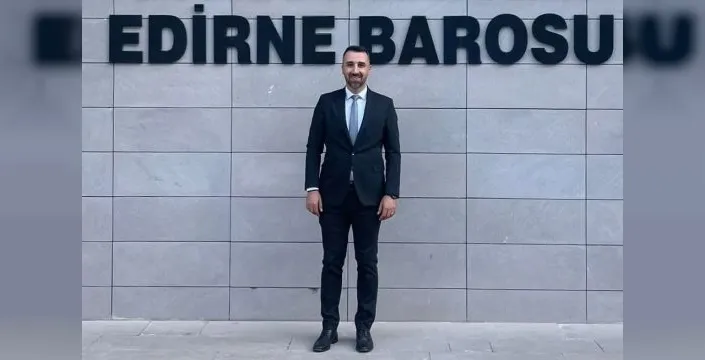 Taner Balta edirne barosu başkan vekili oldu