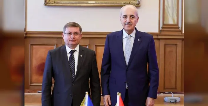 TBMM Başkanı Kurtulmuş, Moldova Meclis Başkanı ile Roma'da görüştü