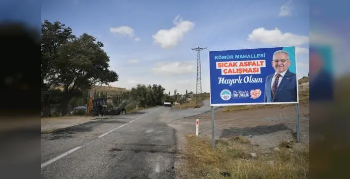 Tomarza'da 2,5 milyon TL'lik asfalt çalışması bitti