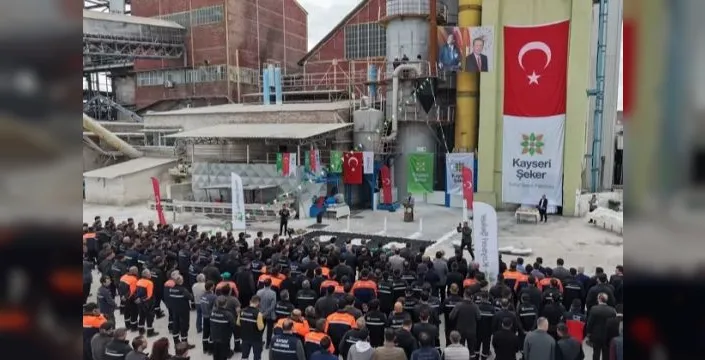 Turhal Şeker Fabrikası'nda 93. kampanya dönemi başladı