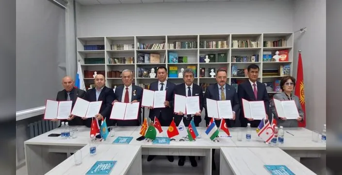 Türk dünyası medya kuruluşları Bişkek'te iş birliği protokolü imzaladı