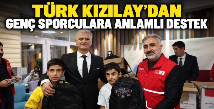 Türk Kızılay’dan genç sporculara anlamlı destek