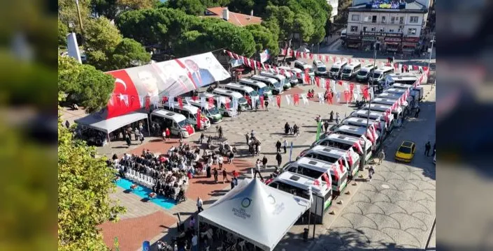 Ünye'de toplu taşıma yenilendi