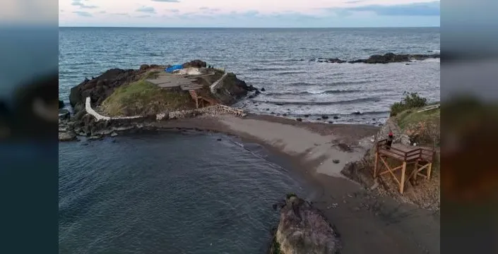 Ünye'nin tarihi adası turizme kazandırılıyor