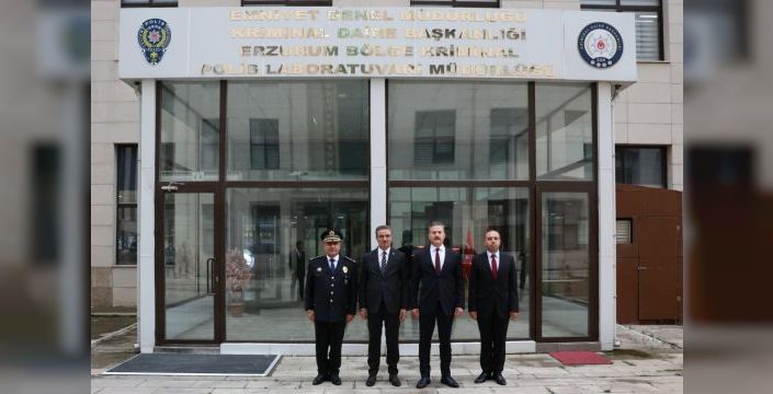 Vali Baruş, emniyet müdürlüğü ve kriminal laboratuvarı ziyaret etti