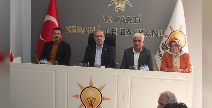 Yaz, Keban'da AK Parti ilçe başkanlığını ziyaret etti